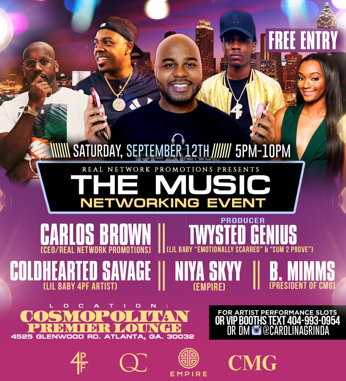 The Music Networking Event Cosmopolitan